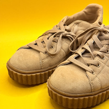 Rubi Beige Platform Creeper Sneakers Size 40