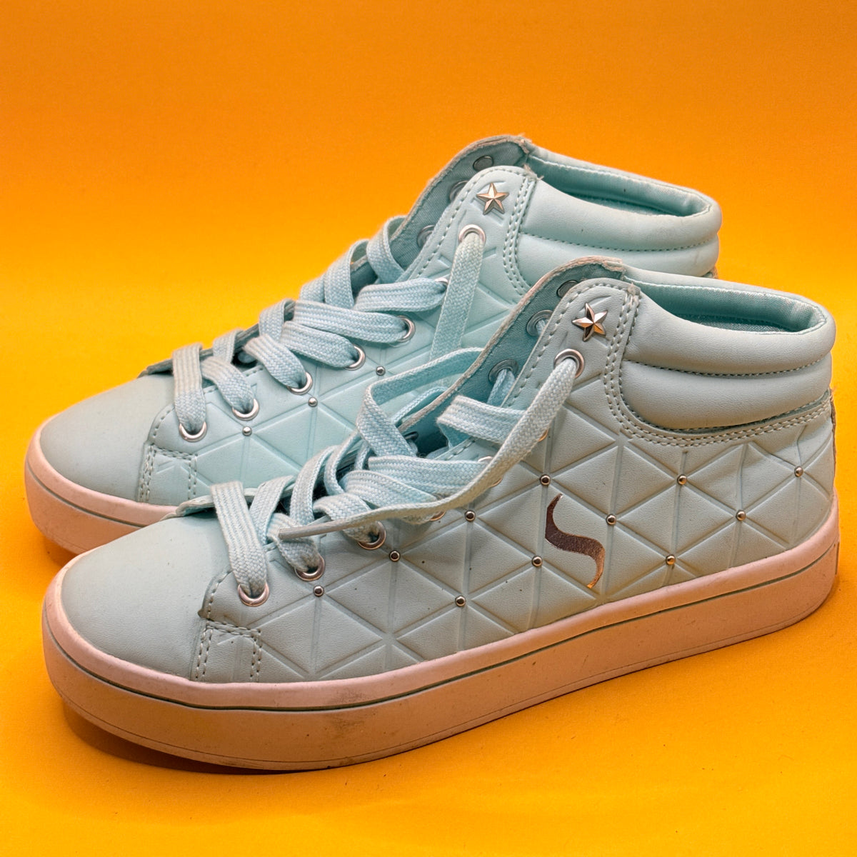 Skechers Street Aqua Quilted High-Top Sneakers Size US 6.5