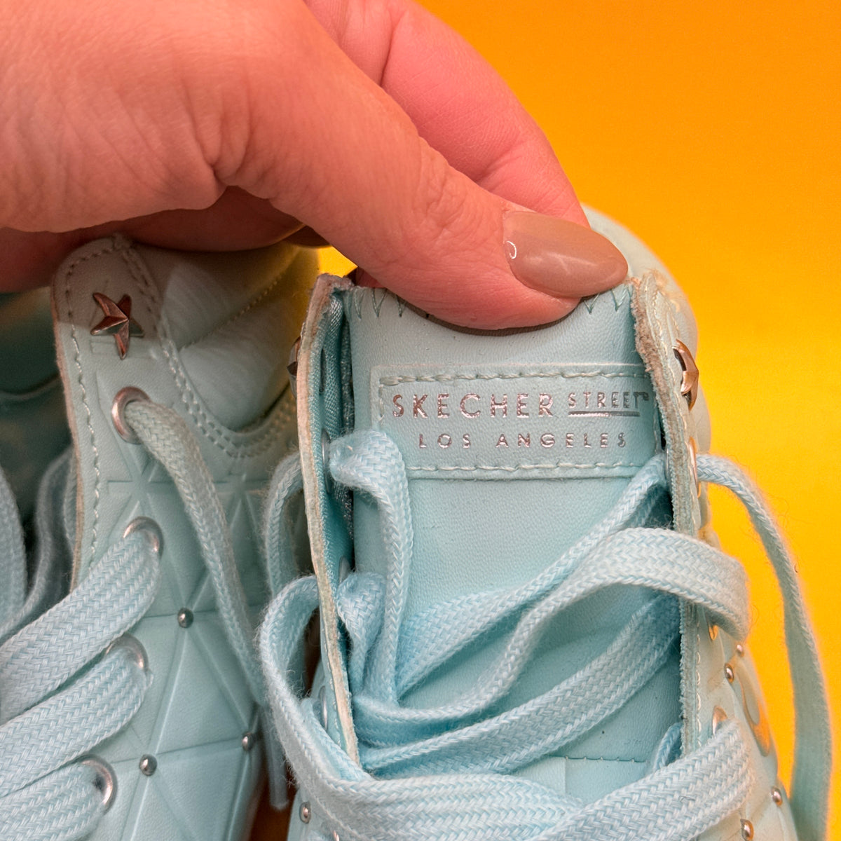 Skechers Street Aqua Quilted High-Top Sneakers Size US 6.5