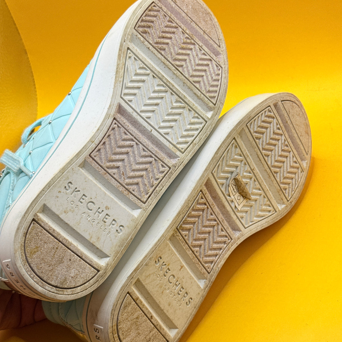 Skechers Street Aqua Quilted High-Top Sneakers Size US 6.5