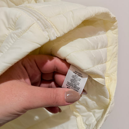 Cream Quilted Puffer Vest- 43cm u/arm