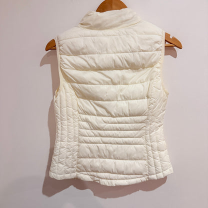 Cream Quilted Puffer Vest- 43cm u/arm