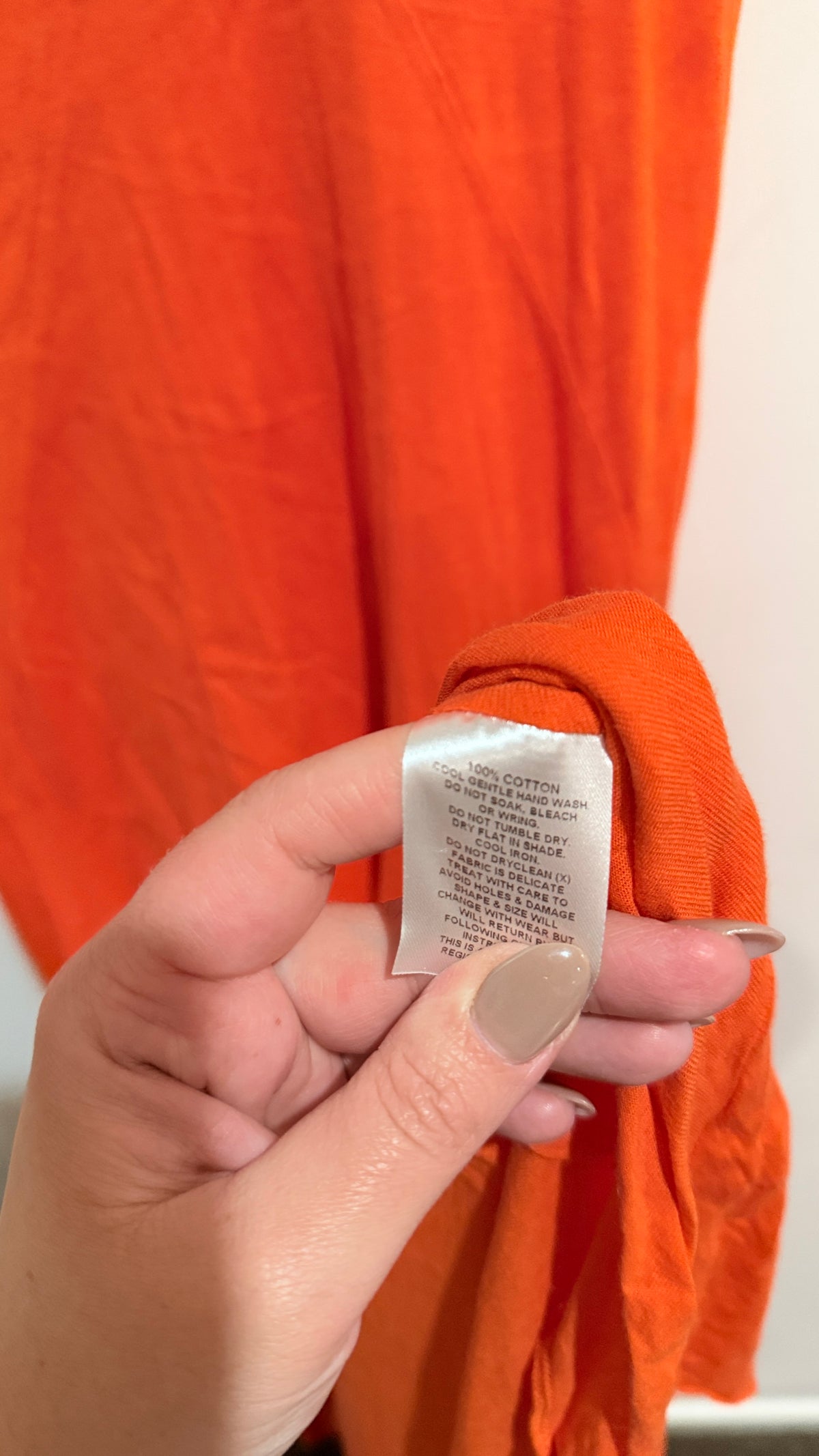 Kookaï Orange Slip Midi Dress Size 1 (40cm u/arm)