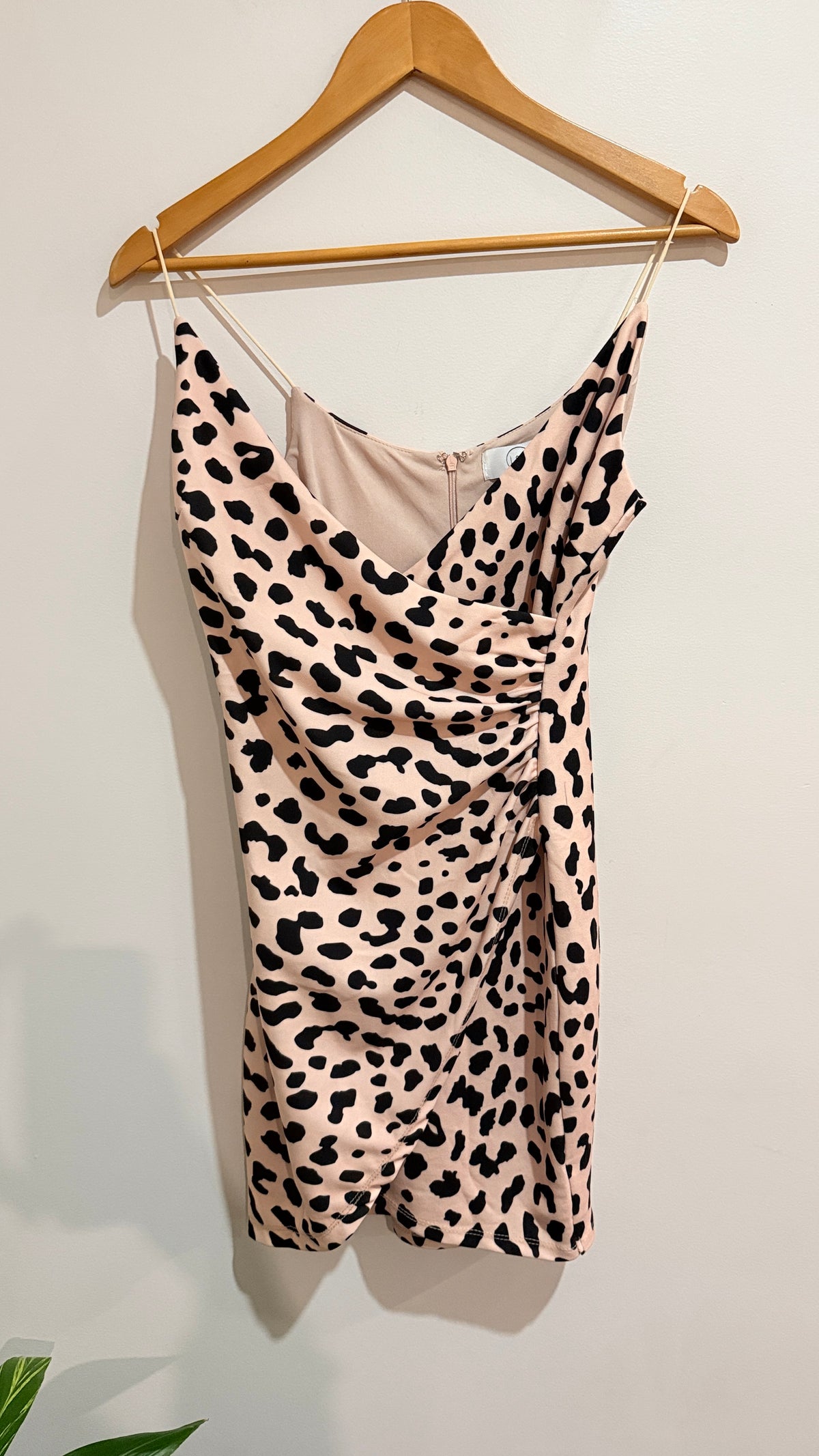 Luck & Trouble Leopard Print Slip Dress Size 8