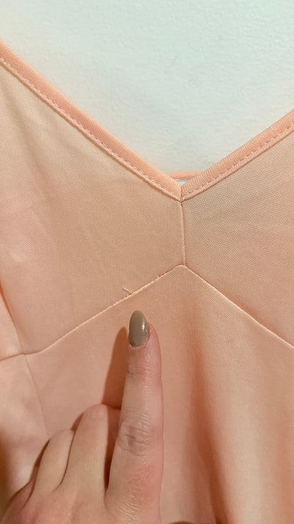 Ketz-Ke Peach Cami Slip Dress Size 8