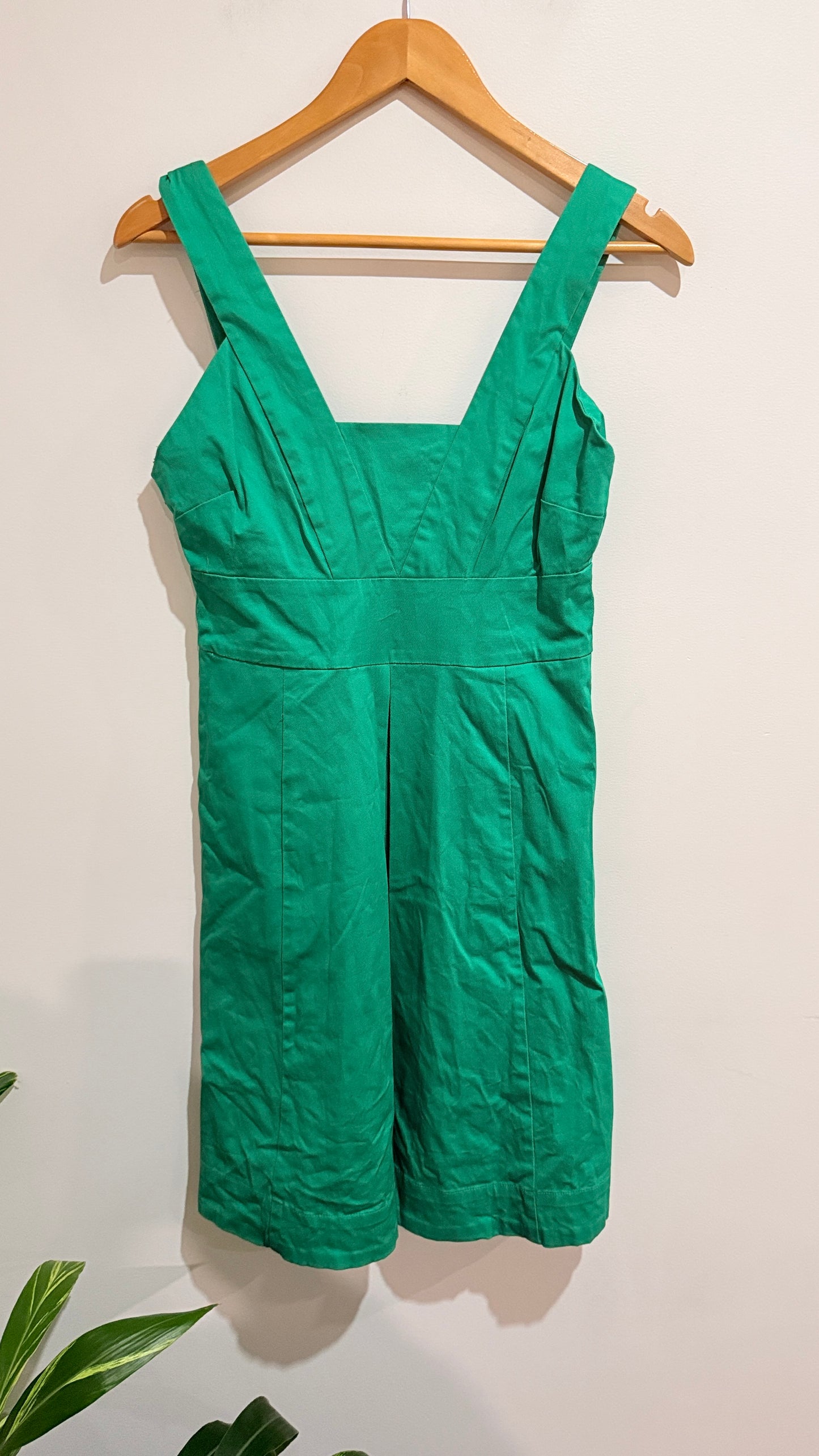 Max Green Sleeveless Fit & Flare Dress Size 8