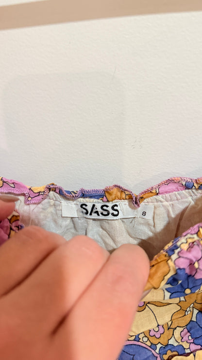 Sass Floral Off Shoulder Dress Size 8