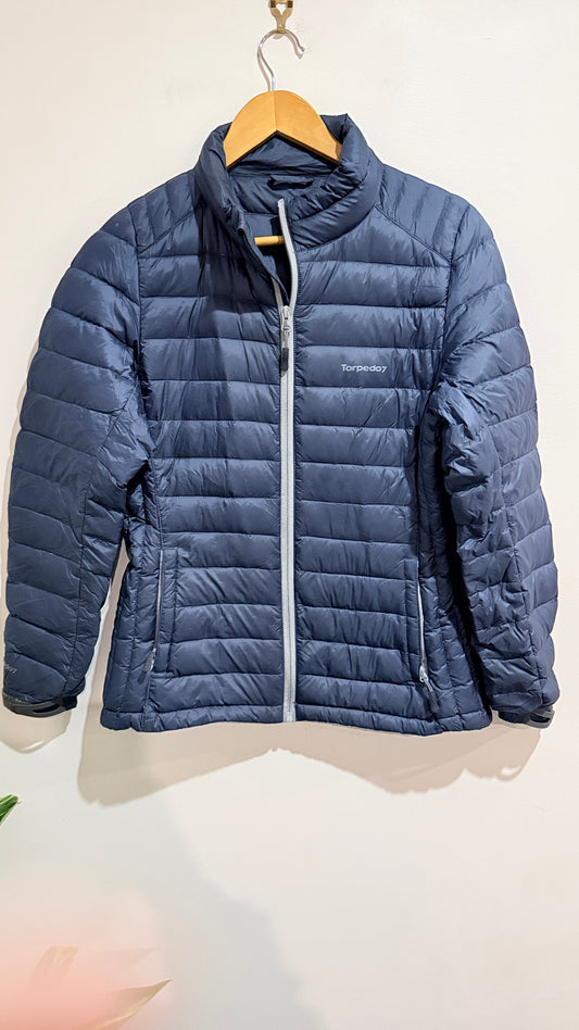 Torpedo7 Blue 600 Down Puffer Jacket