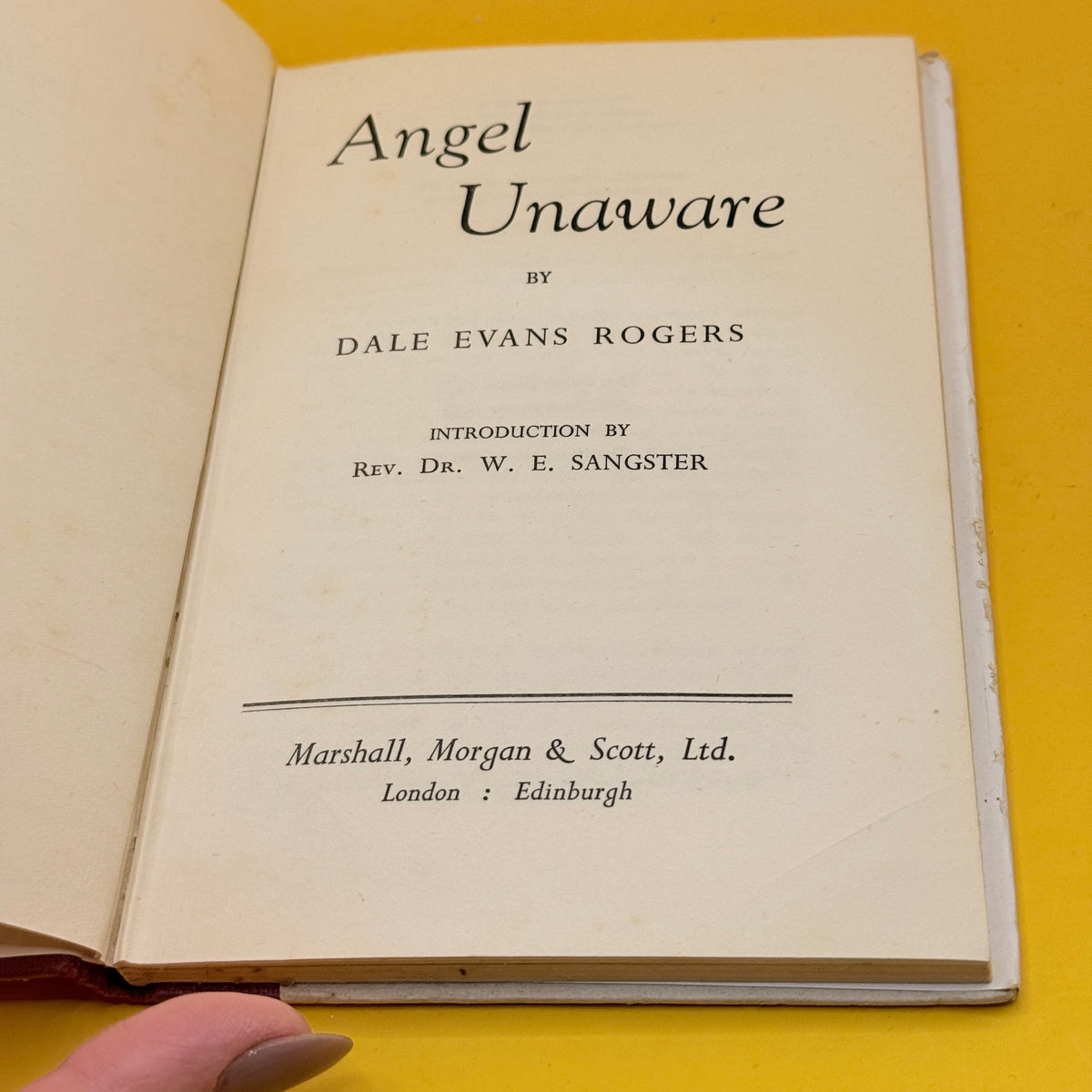 Angel Unaware by Dale Evans Rogers (1955)