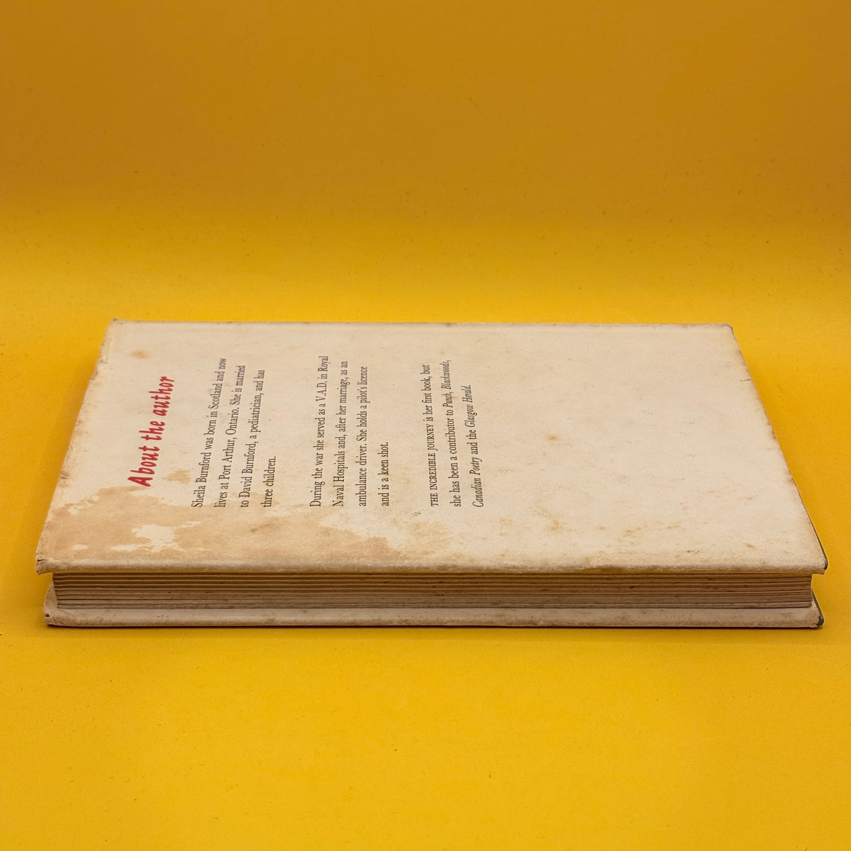 The Incredible Journey by Sheila Burnford (1961)