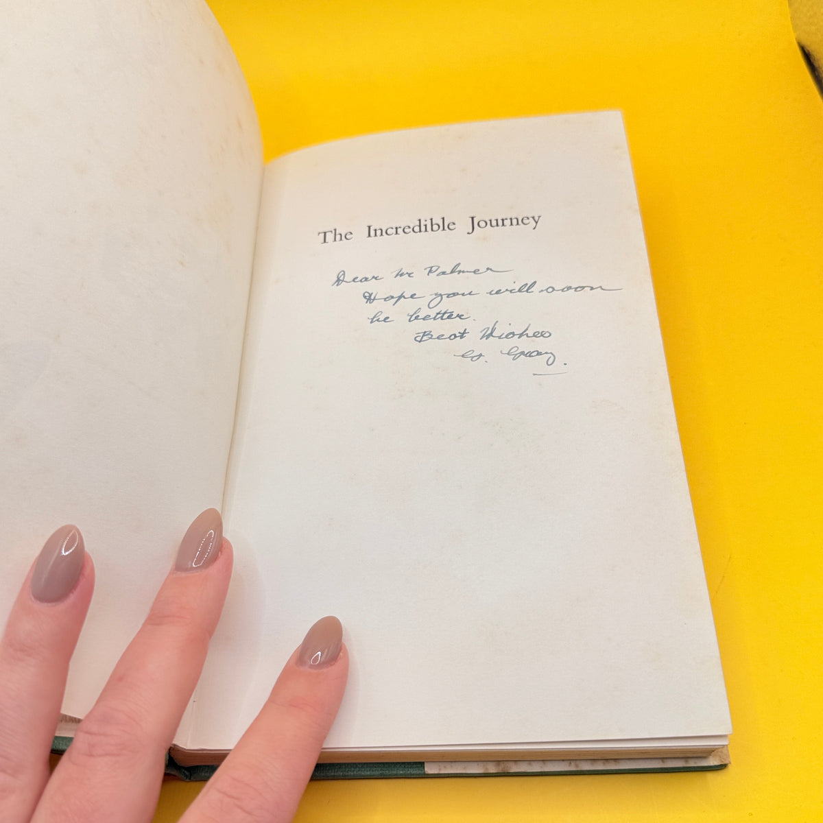 The Incredible Journey by Sheila Burnford (1961)