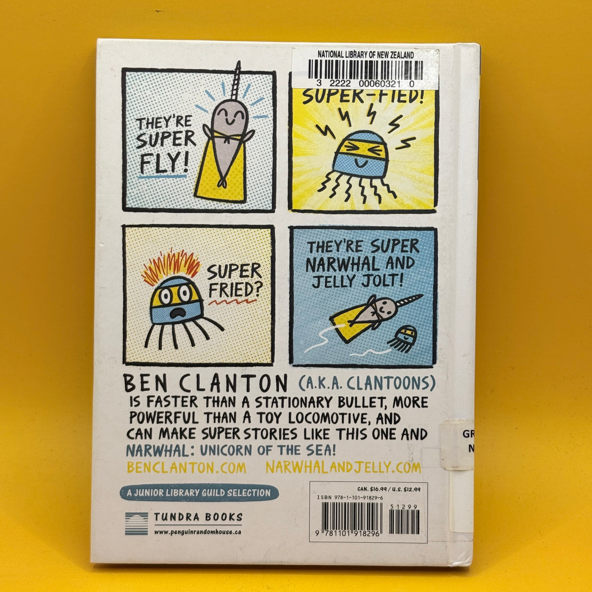 Super Narwhal and Jelly Jolt by Ben Clanton
