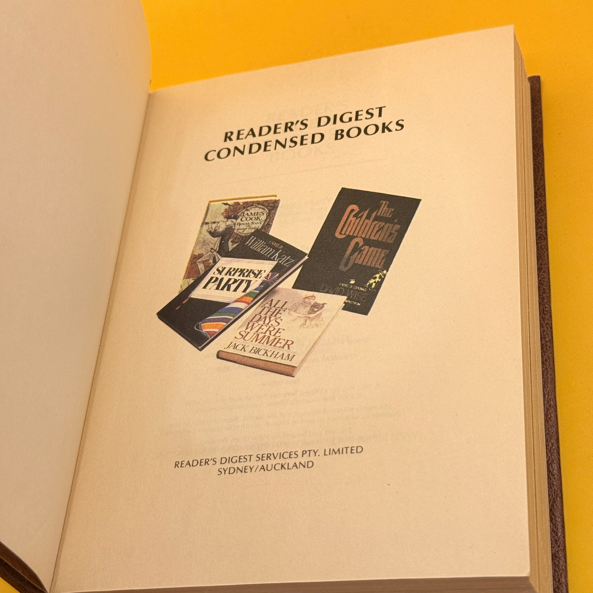 Reader’s Digest Condensed Books Collection by Various Authors