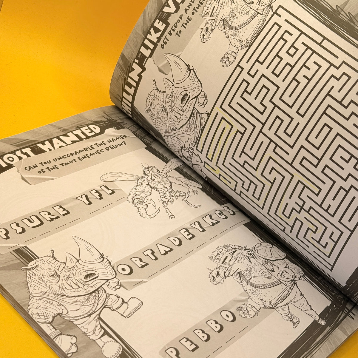Teenage Mutant Ninja Turtles: Mutant Mayhem Mega Colouring & Activity Book by Nickelodeon