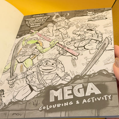 Teenage Mutant Ninja Turtles: Mutant Mayhem Mega Colouring & Activity Book by Nickelodeon