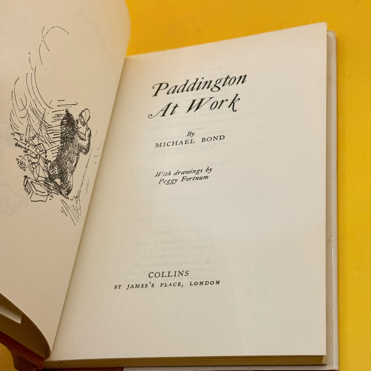 Paddington at Work by Michael Bond (1971)