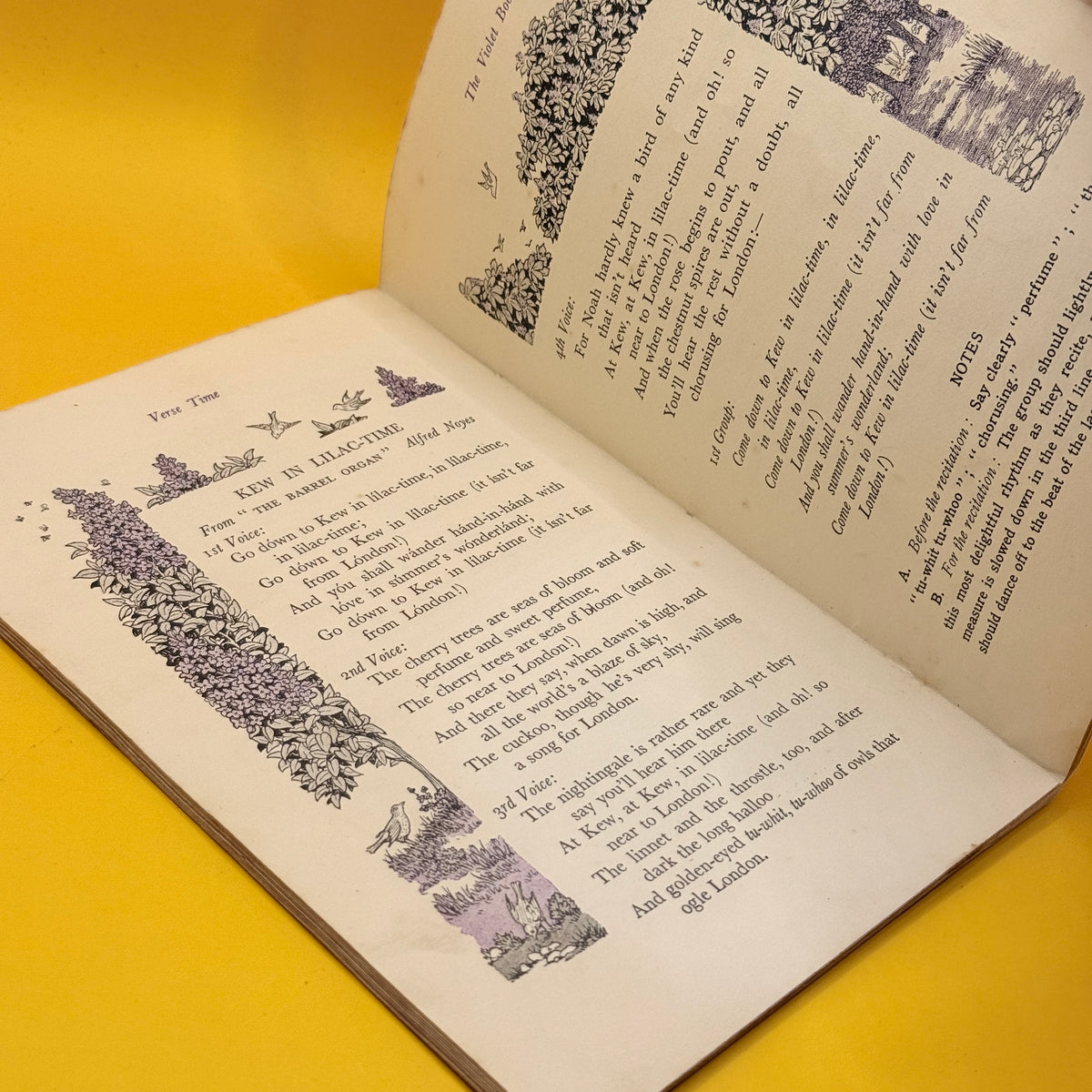 Verse Time: The Violet Book of Dramatic Poetry by W. J. Glover (undated)
