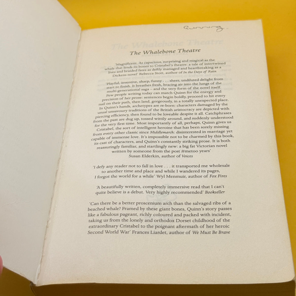 The Whalebone Theatre by Joanna Quinn