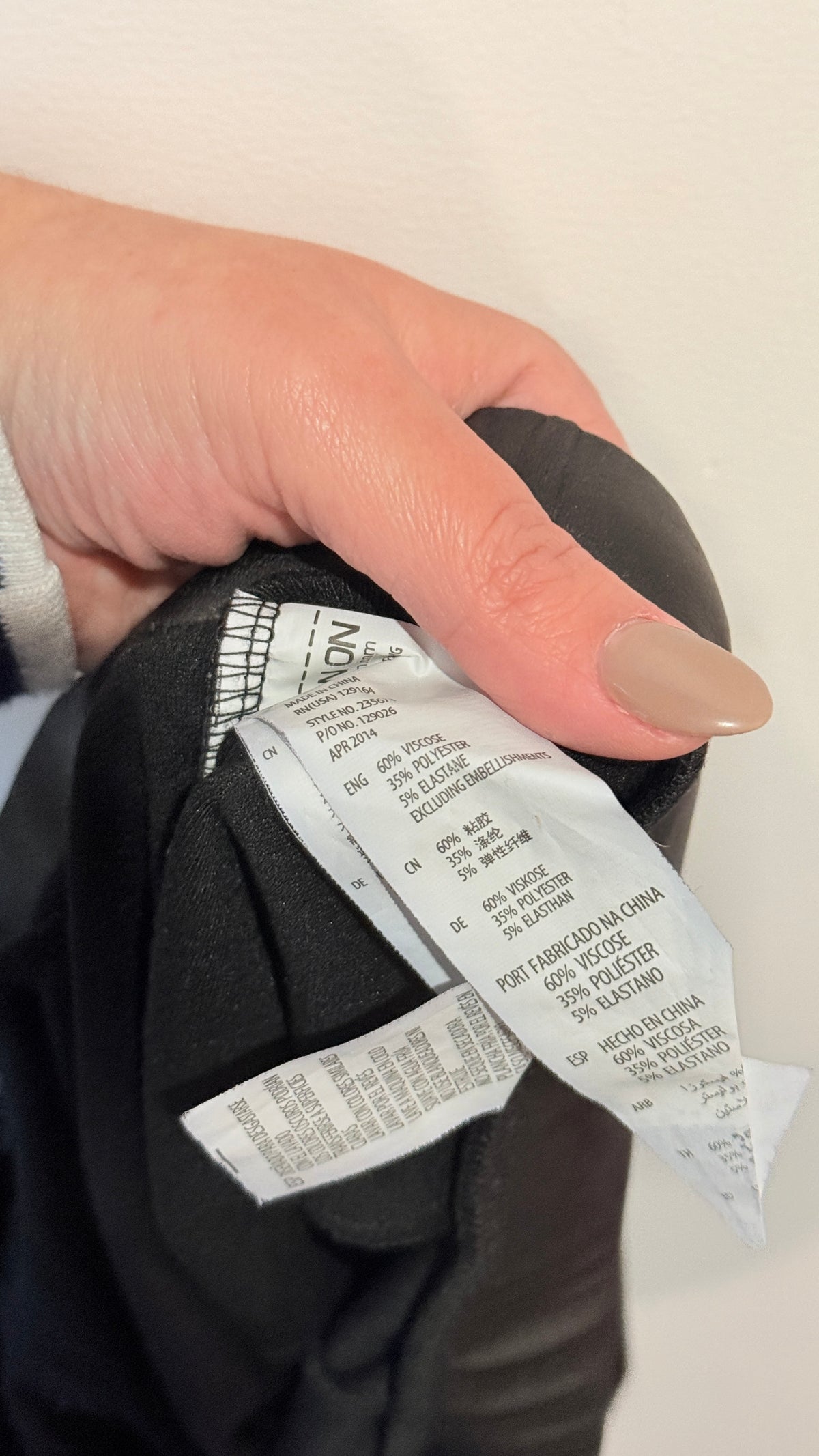 Cotton On Black Faux Leather Joggers Size XS