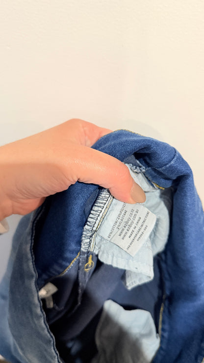 Capture Blue Denim Skirt Size 14