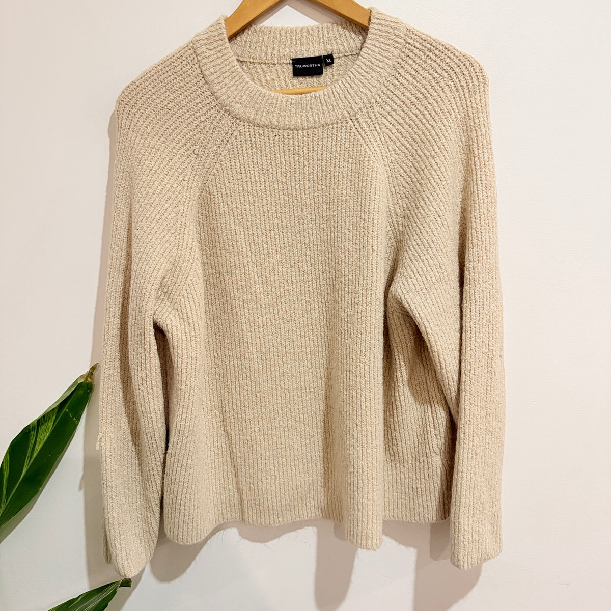 Truworths Beige Knit Jumper Size XL