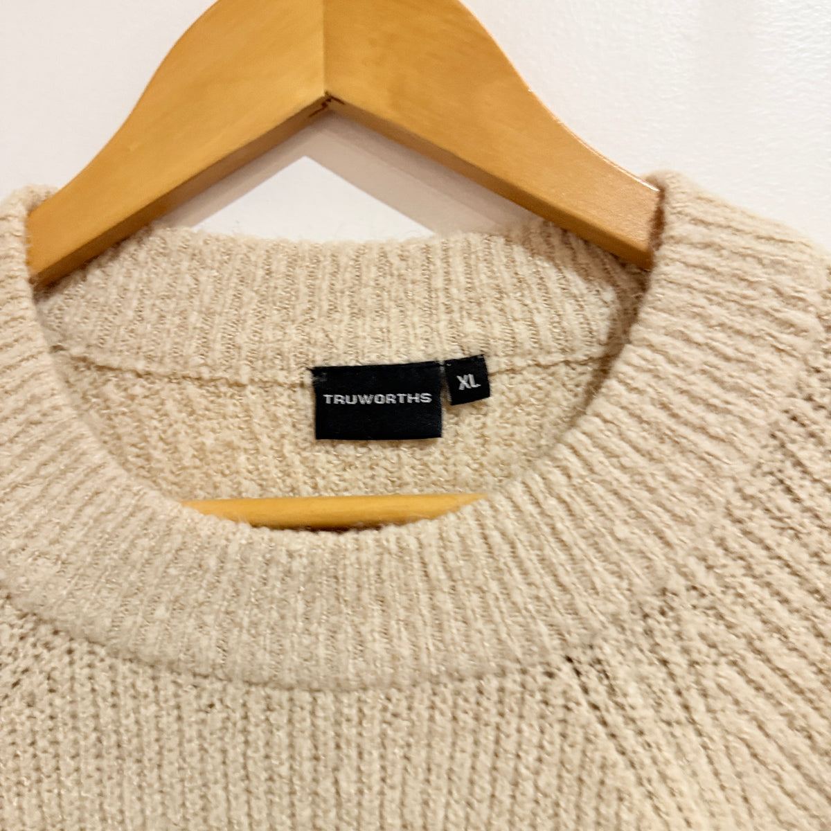 Truworths Beige Knit Jumper Size XL