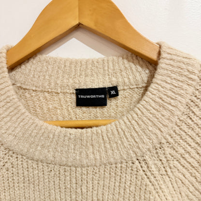 Truworths Beige Knit Jumper Size XL