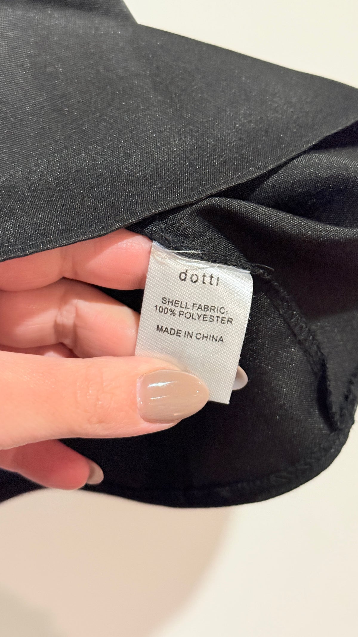 Dotti Black Cold Shoulder Strappy Top Size 6