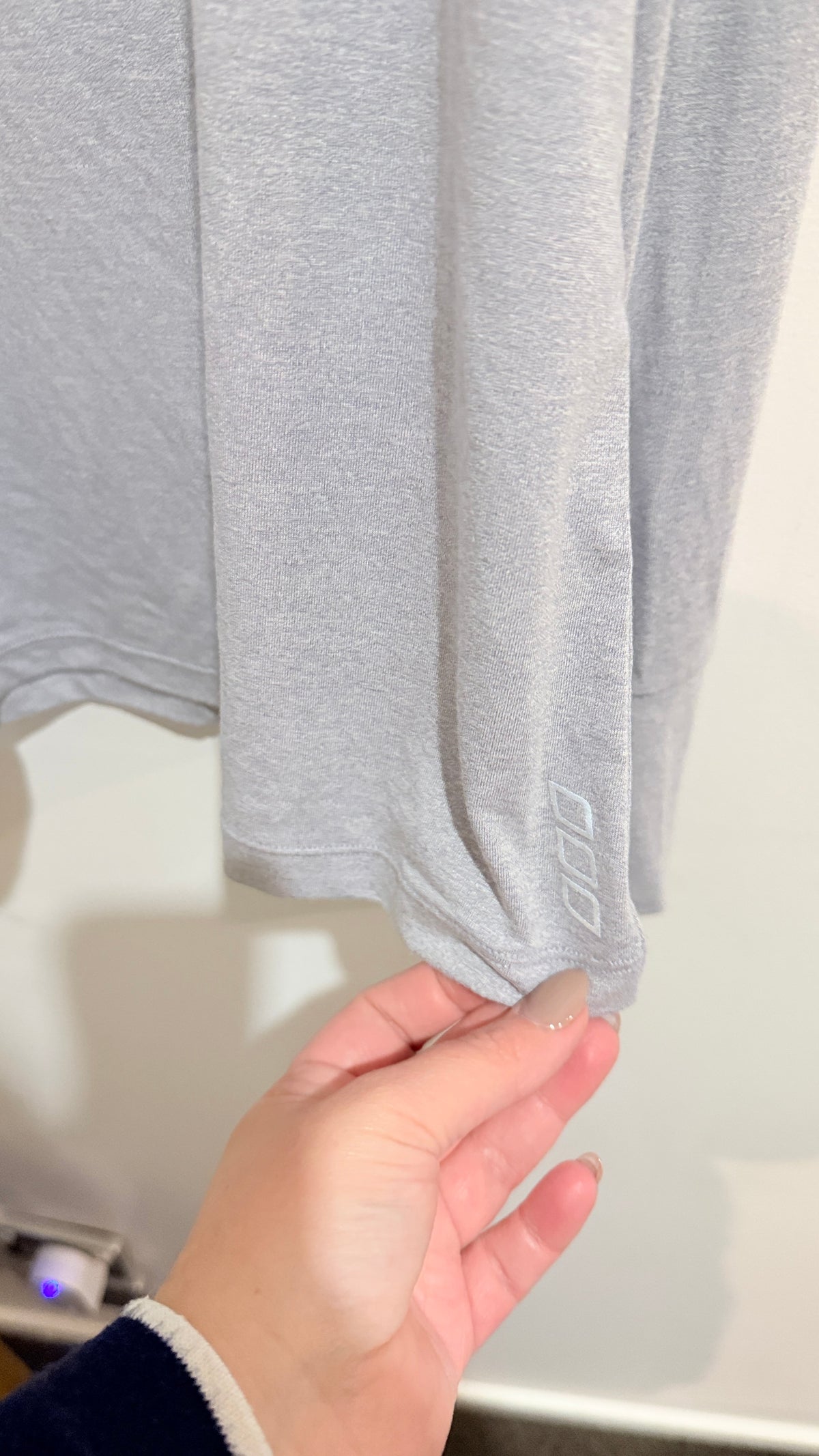 Lorna Jane Grey Cold Shoulder Long Sleeve Top Size S