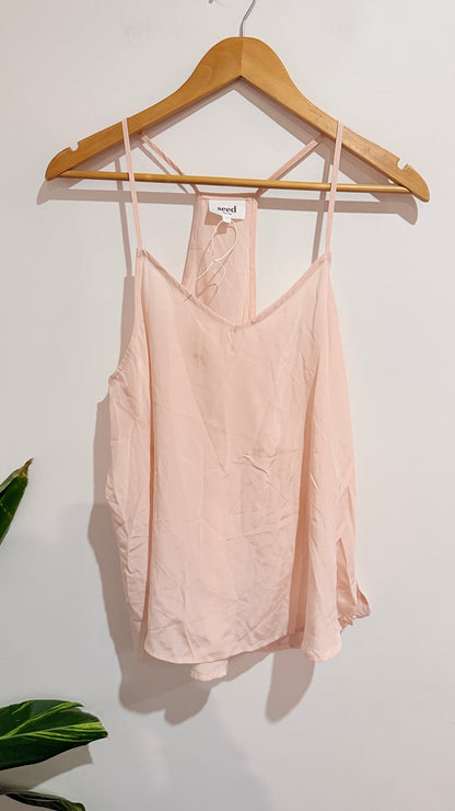 Seed Heritage Blush Silk Cami Size 12