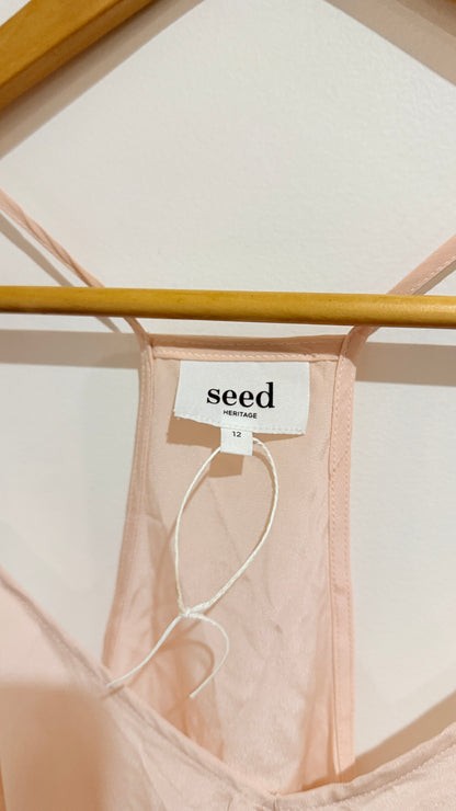 Seed Heritage Blush Silk Cami Size 12