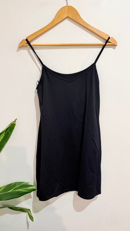 Max Essentials Black Strappy Slip Dress Size S