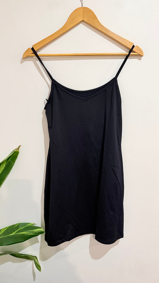 Max Essentials Black Strappy Slip Dress Size S