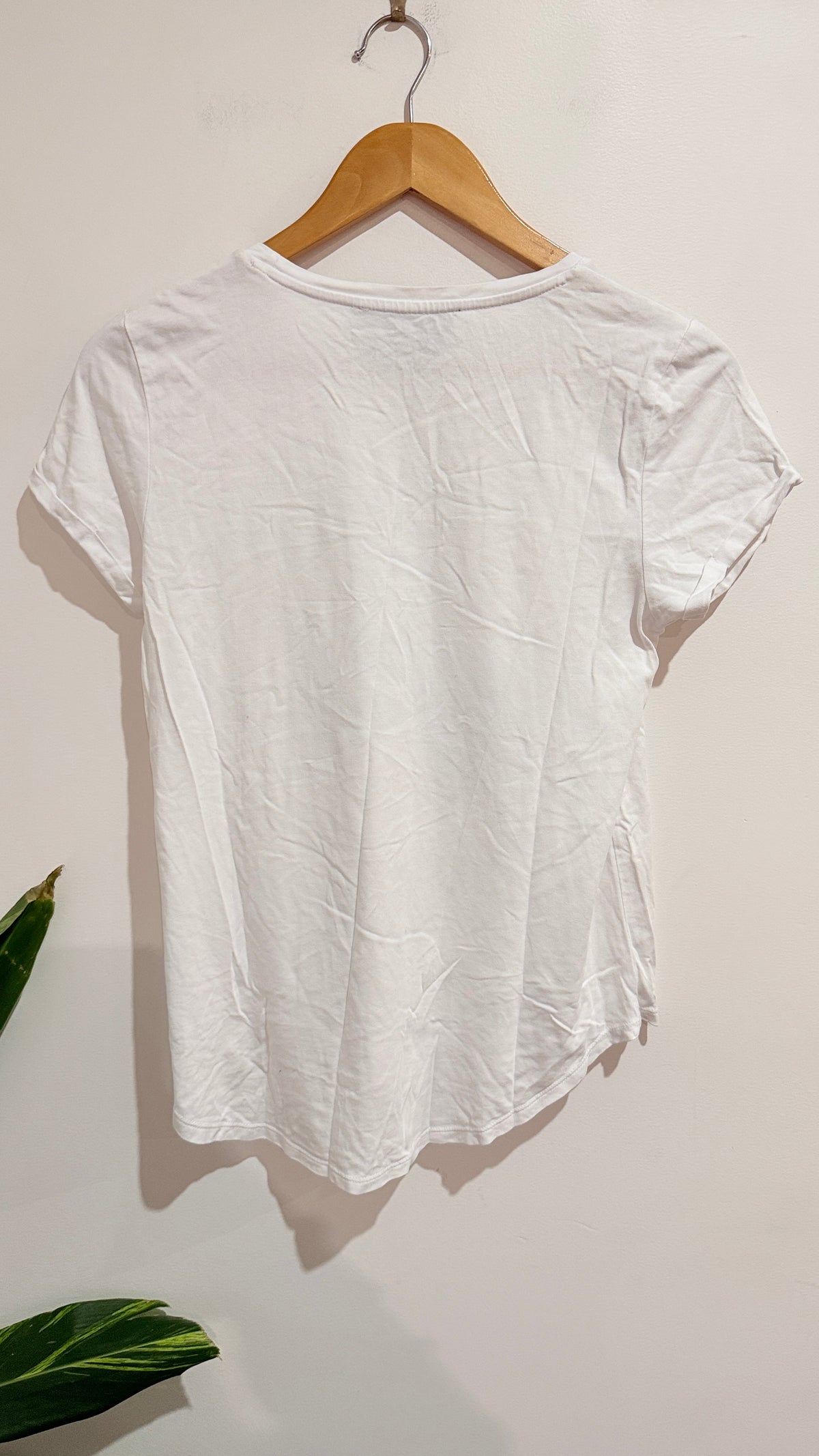 Decjuba White Cherry Print T-Shirt Size S