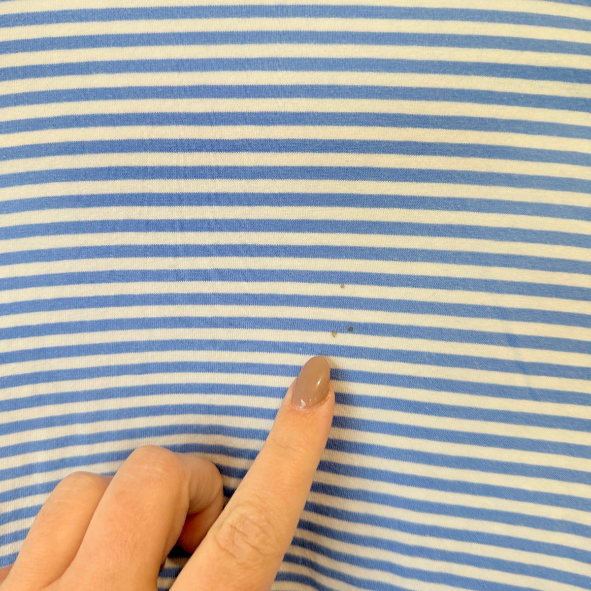 Michael Kors Blue and White Stripe Long Sleeve Top Size P (XS)