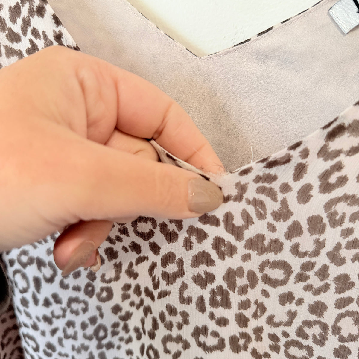 Just Jeans Beige Leopard Print Cami