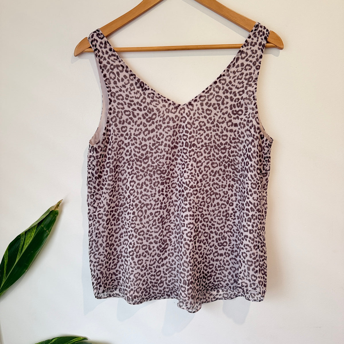 Just Jeans Beige Leopard Print Cami