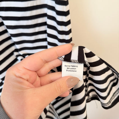 Pretty Basic by Augustine Black and White Stripe Tank Dress Size S