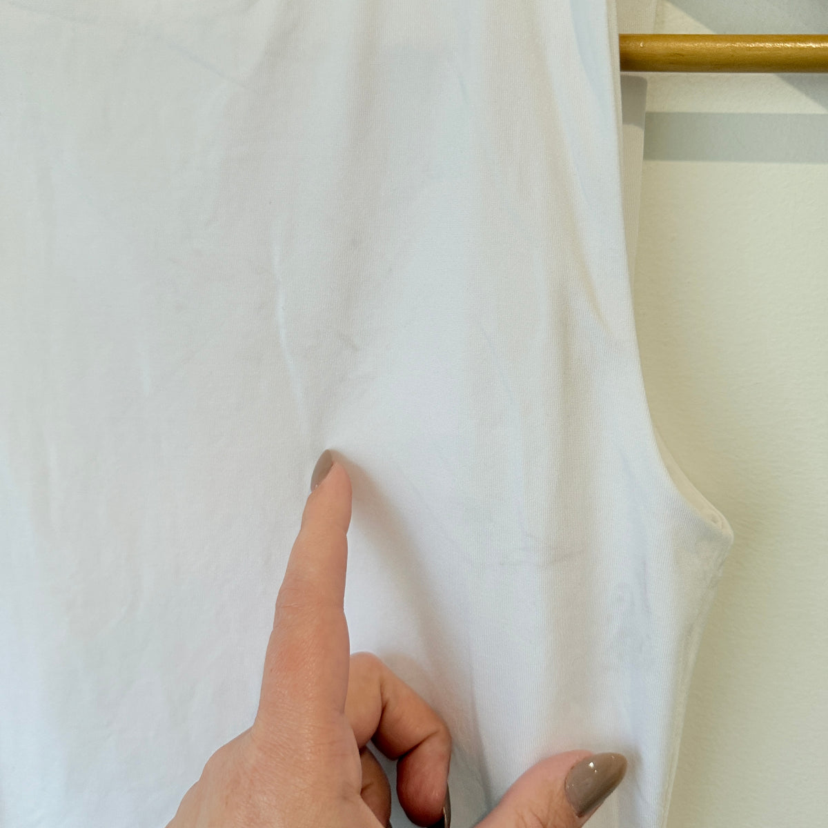 Kookai Size 6 White Sleeveless Top