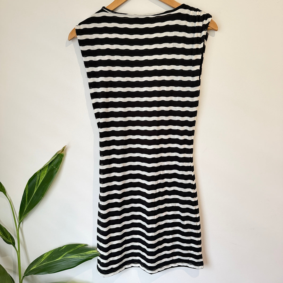 Decjuba Stripe Sleeveless Dress Size S