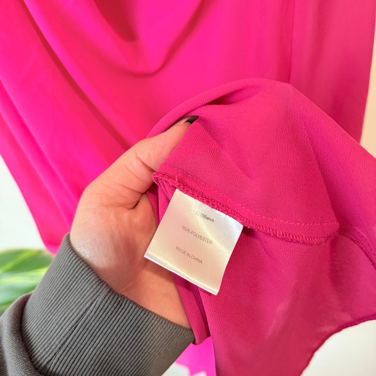 Storm Pink Draped Sleeveless Dress Size 8
