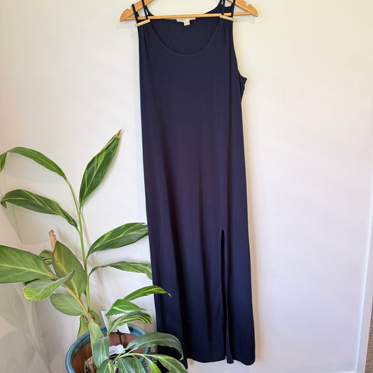 Michael Kors Navy Strappy Maxi Dress Size L