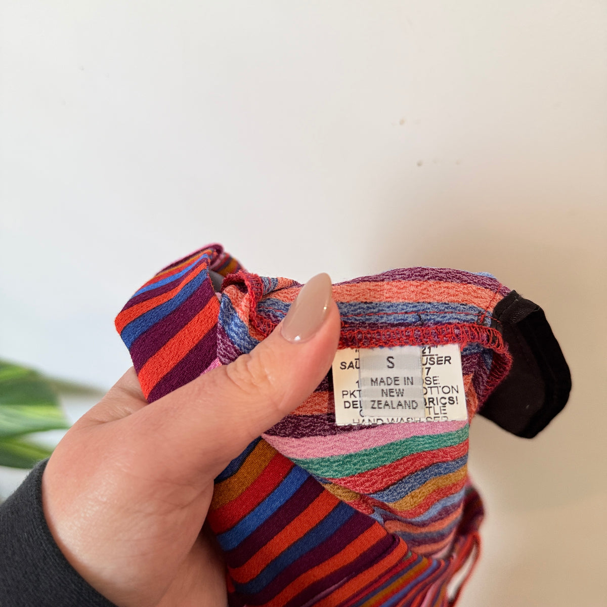 World Multicolour Stripe Saunter Trousers Size S