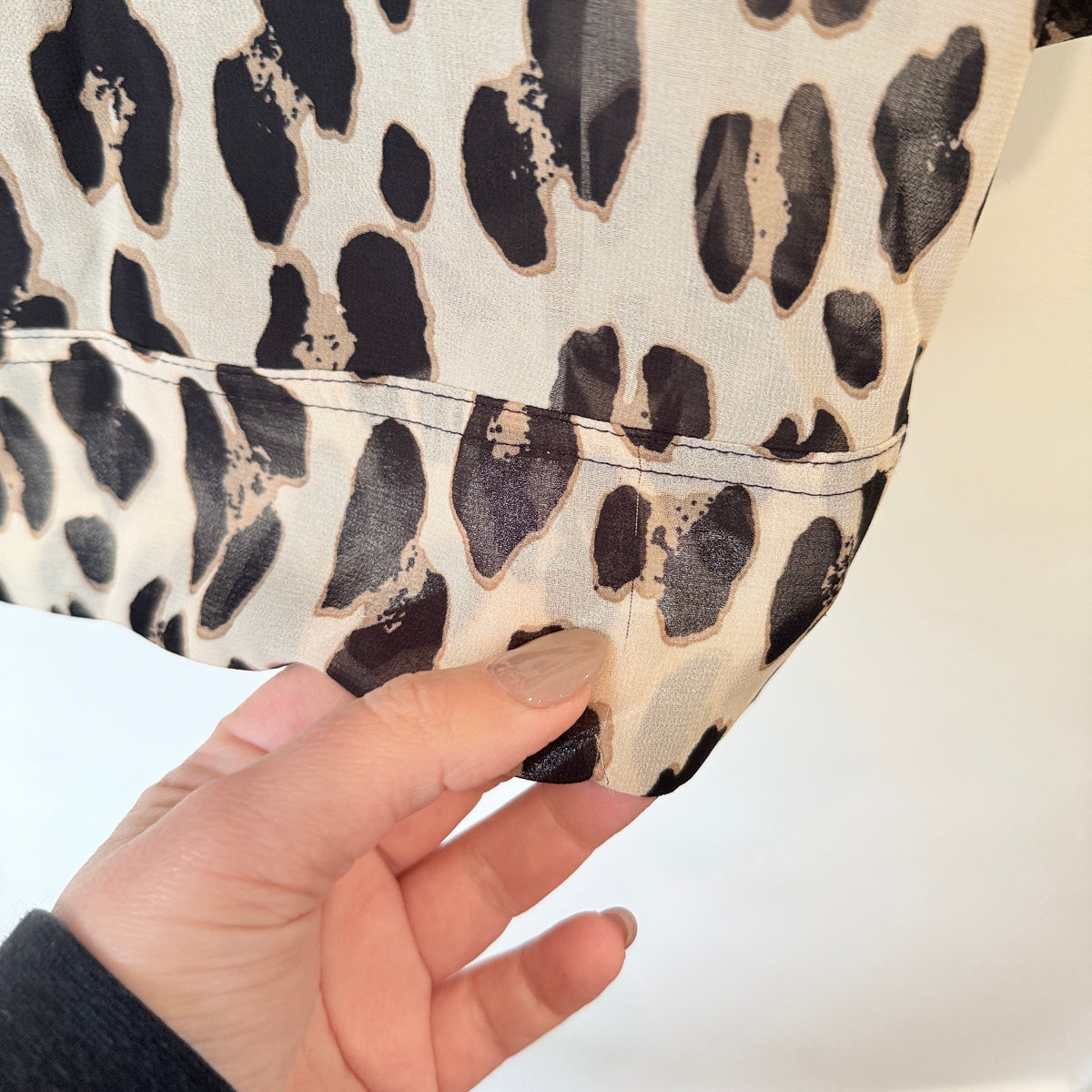 Whistle Leopard Print Top Size 12