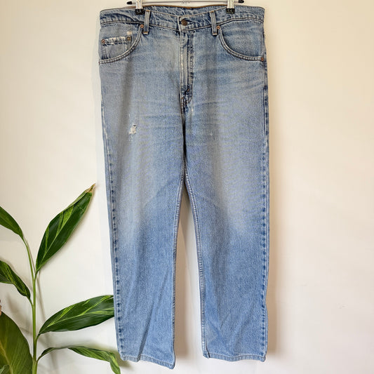 Levi's 607 Light Wash Straight Leg Jeans Size W34 L32