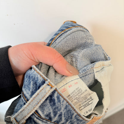 Levi's 607 Light Wash Straight Leg Jeans Size W34 L32