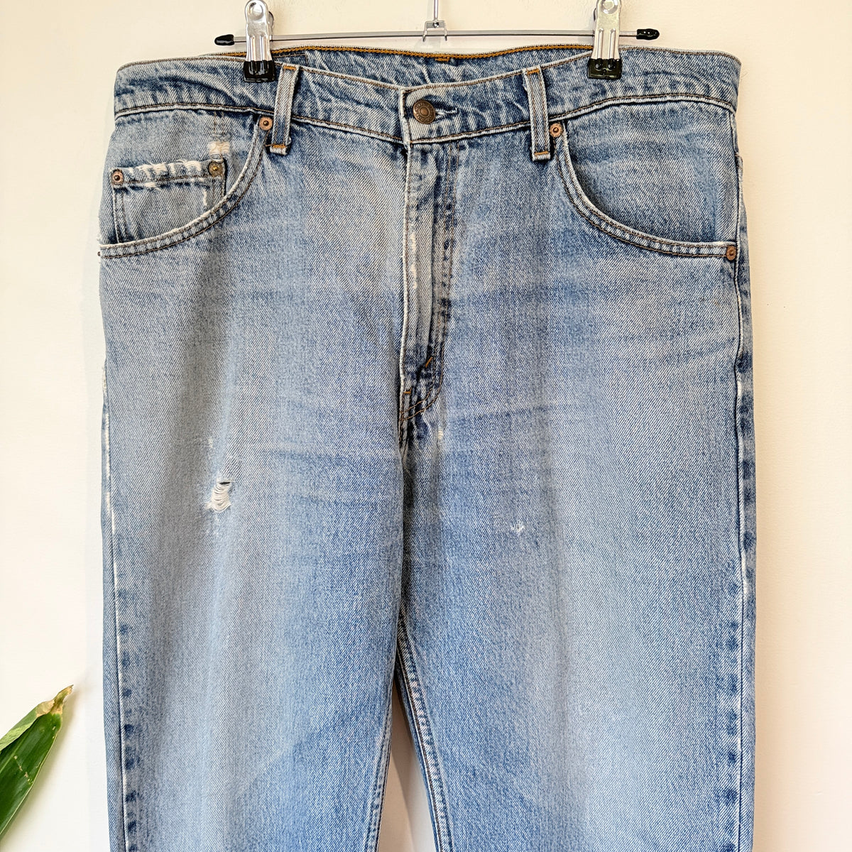 Levi's 607 Light Wash Straight Leg Jeans Size W34 L32