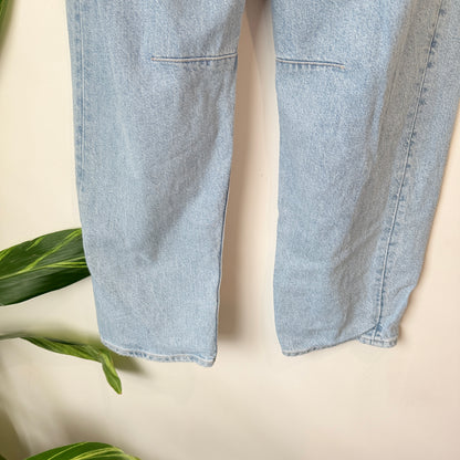 Just Jeans Light Wash High Rise Barrel Leg Jeans Size 6