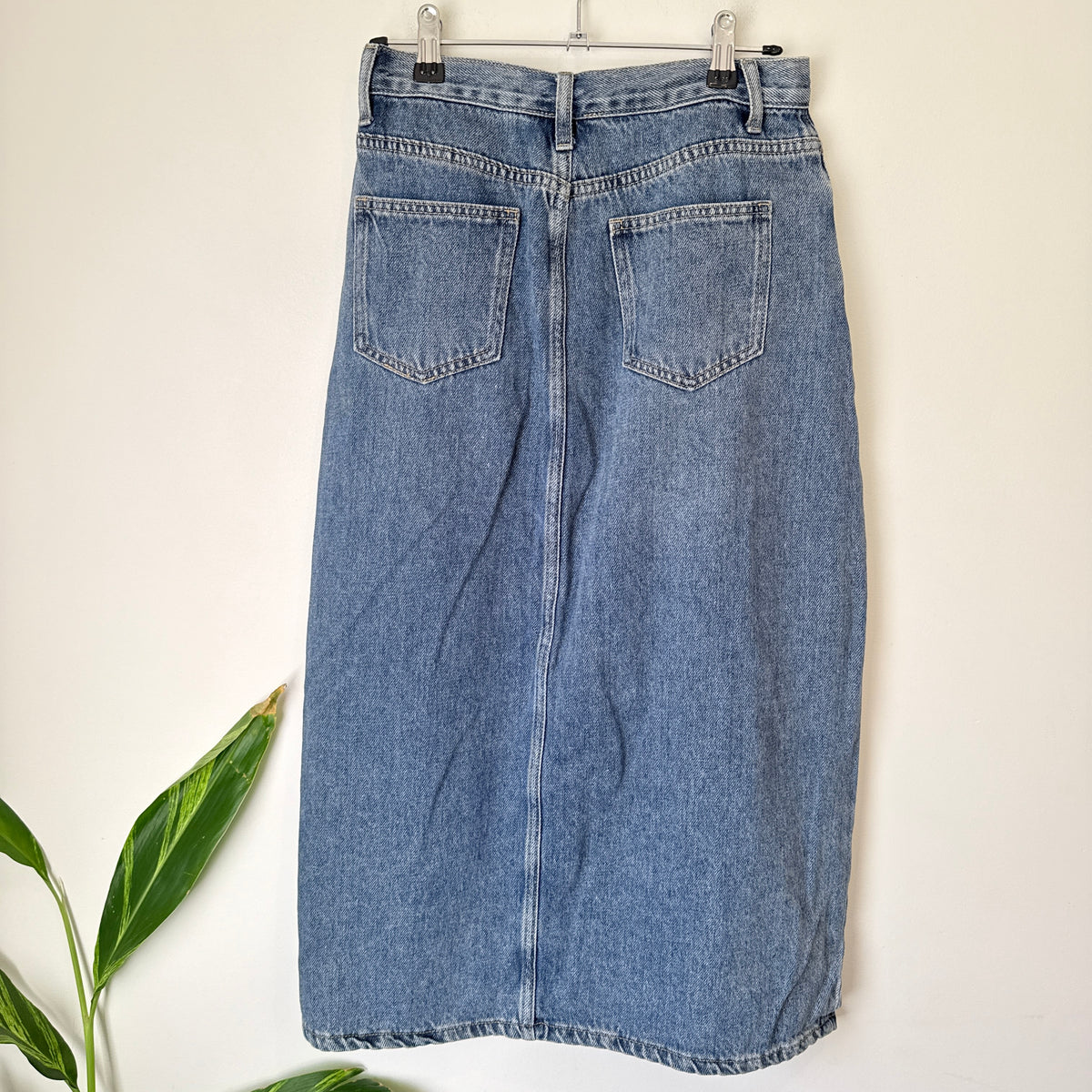 Mulvan Blue Denim Skirt Size M