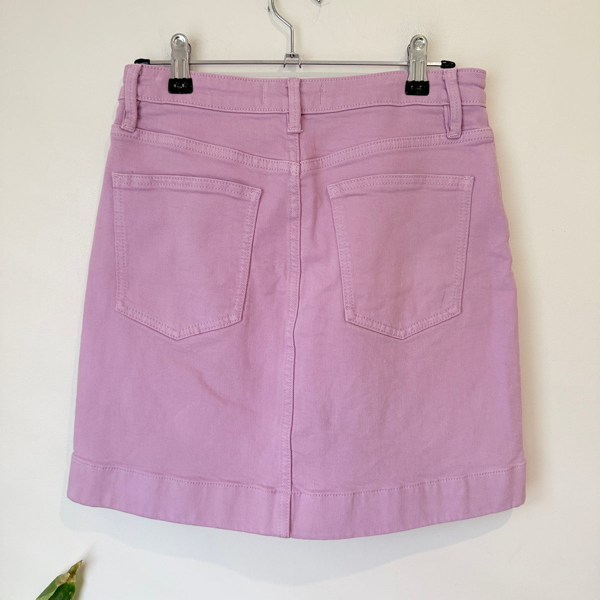 Country Road Lilac Denim Mini Skirt Size 8